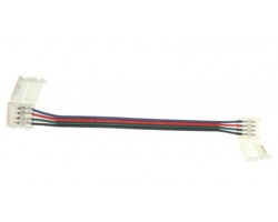 Conector empalme rápido con Cable tira Led 10mm (SMD5050) RGB